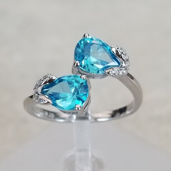 Jewelry - 2ct TW Natural Topaz Bypass